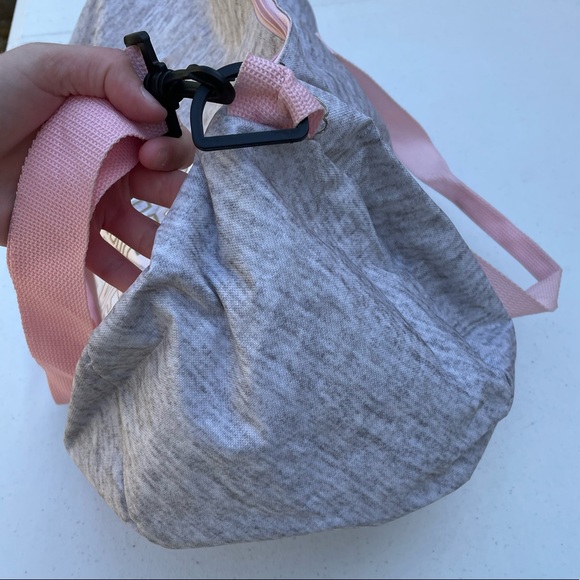 Five Below Bags Best Me Ever Duffle Bag Gray Pink Gym Poshmark